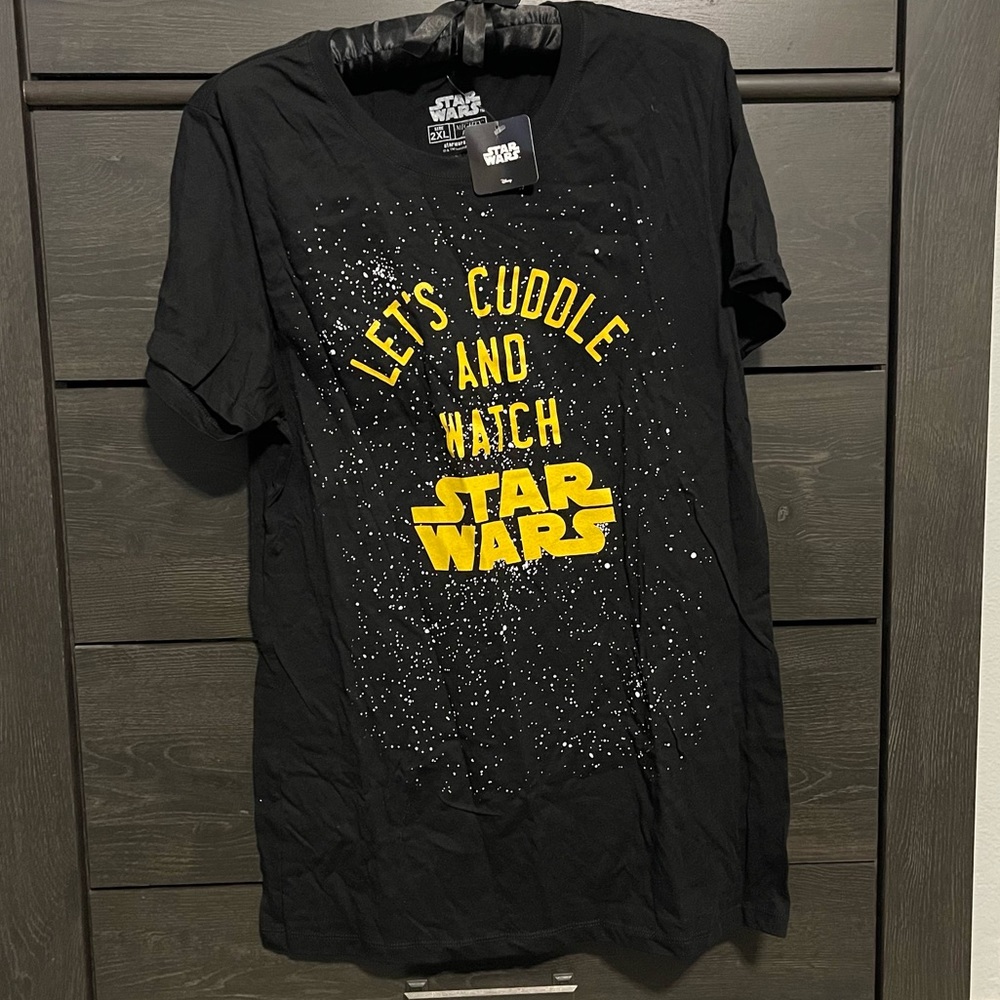 Star Wars Black Short Sleeve Shirt XXL